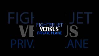 Fighter JET vs. Little plane.   #aviation #pilot