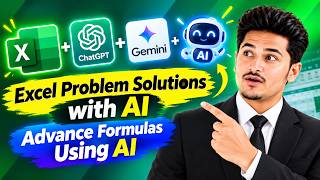 Excel + ChatGPT + Gemini 🤯  Ab Har Excel Problem Ka Hal
