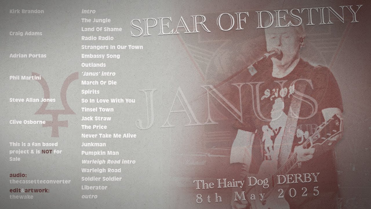 SPEAR OF DESTINY - 08-05-2025 - The Hairy Dog, Derby, UK