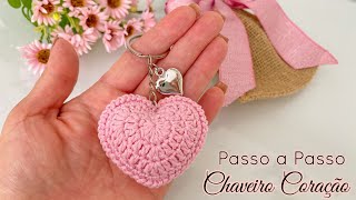 CHAVEIRO CORAÇÃO PERFEITO/RÁPIDO E FÁCIL #passoapasso #Dicas #mirianartesemcroche