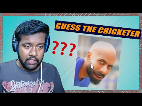 GUESS THE CRICKETER 😊😊