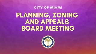 Planning, Zoning and Appeals Board Meeting - June 17, 2020