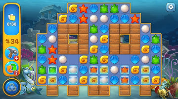 Fishdom level 97 Gameplay (iOS Android)
