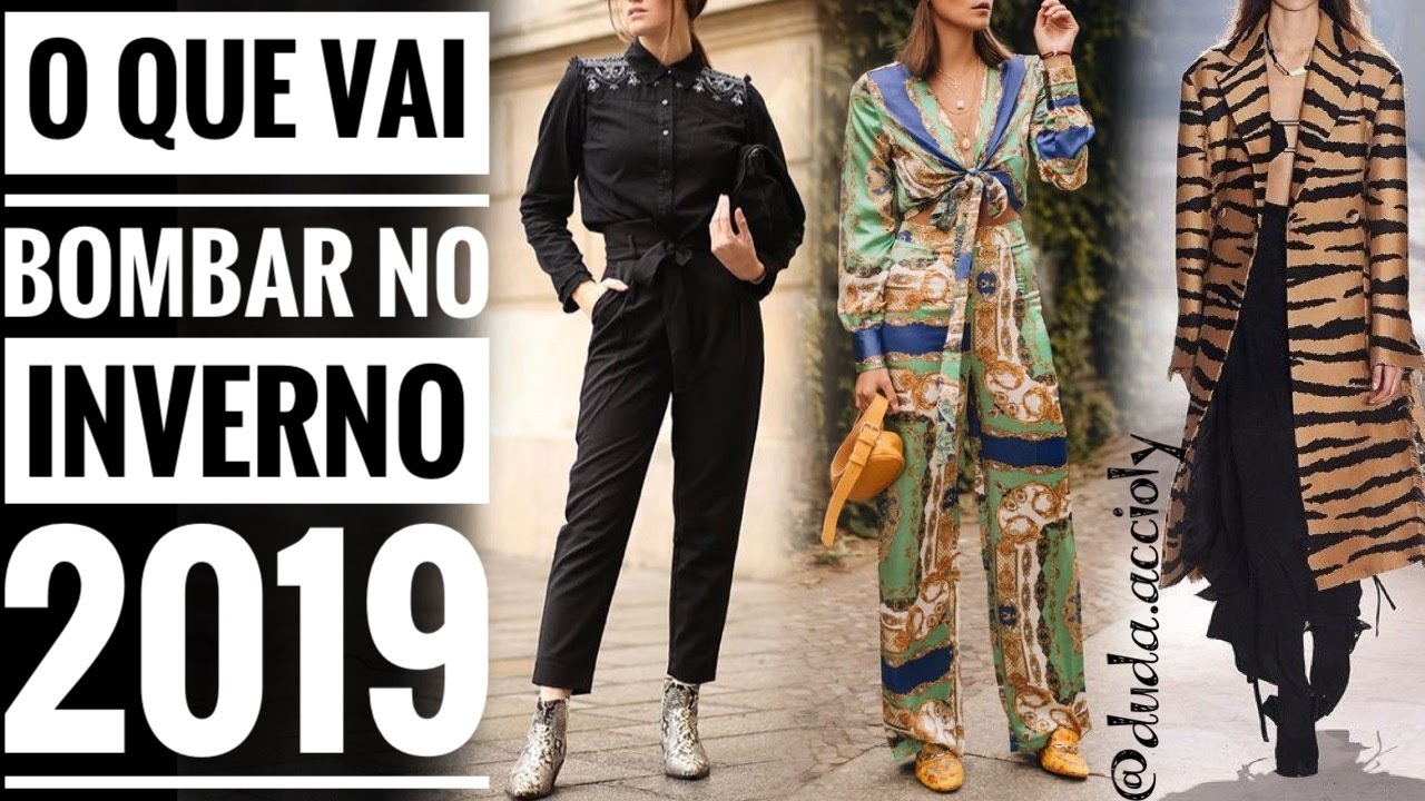 tendência feminina inverno 2019