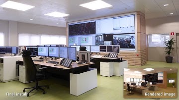 Controlekamers Eandis opnieuw ingericht door CREON