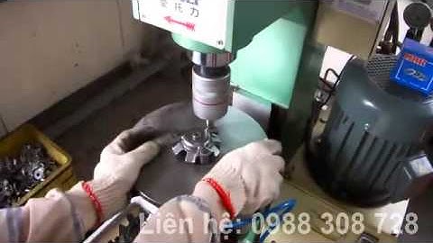 Máy tán rive TC-152 kết hợp bàn xoay tròn