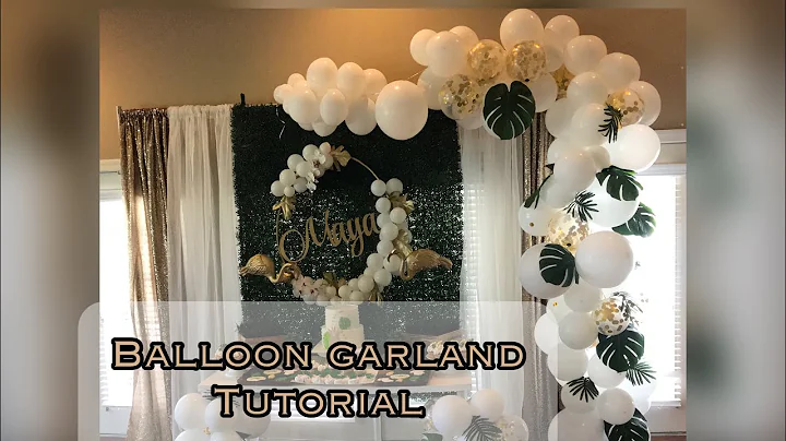 DIY Organic Balloon Garland Tutorial