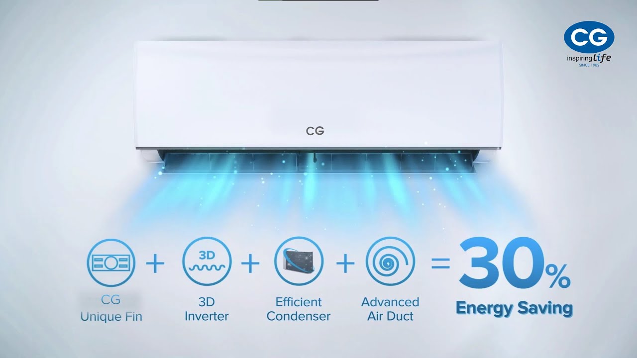 CG Inverter Wifi AC - YouTube