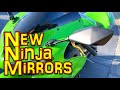 Ninja ZX6R 636 mirror upgrade - also fits Kawasaki Ninja 300, Ninja 250, ZX6R 636, 300R, EX300, 400