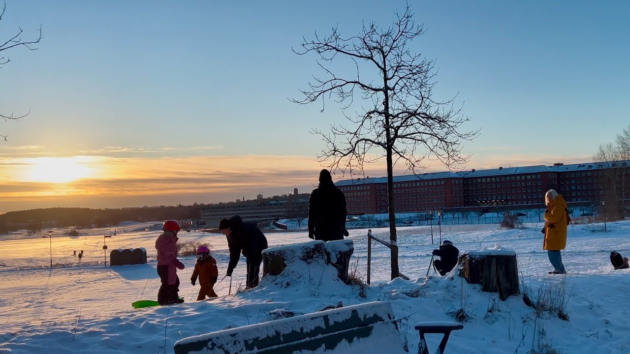 Stockholm Walks: Gärdet. Snow, sunshine and famous functionalist ...