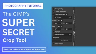The GIMP's SUPER SECRET crop tool!