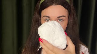 ASMR crunch of dry&wet chalk/ мел Водный, сухой и мокрый хруст#asmr #asmrsounds #eatingsounds