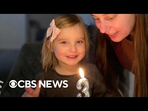 "I'm scared for her life": Ukrainian girl turns 3 on third day of Russian invasion