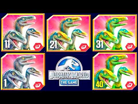 NEW COMPSORAPTOR SUPERHYBRID MAX LEVEL 40 FEEDING (JURASSIC WORLD THE GAME)