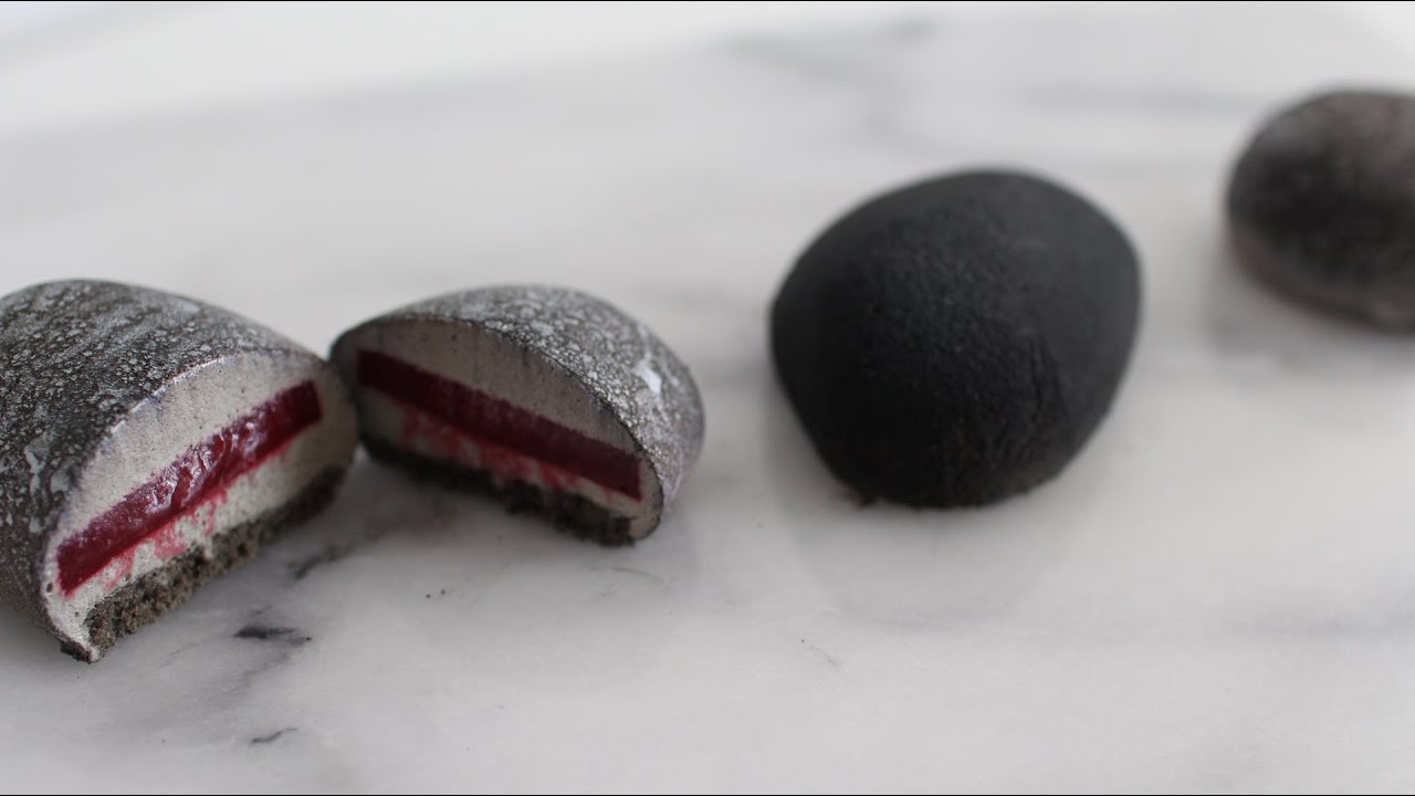 진하고 맛있는 흑임자 산딸기 무스 레시피 | Black sesame Raspberry Mousse