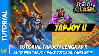 TUTORIAL TAPJOY 🤑 !!! Konflik Kastil Indonesia screenshot 4