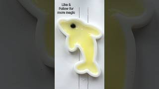 Rate this 1-10! 🐬 Magic Water Elf Yellow Dolphin DIY ✨