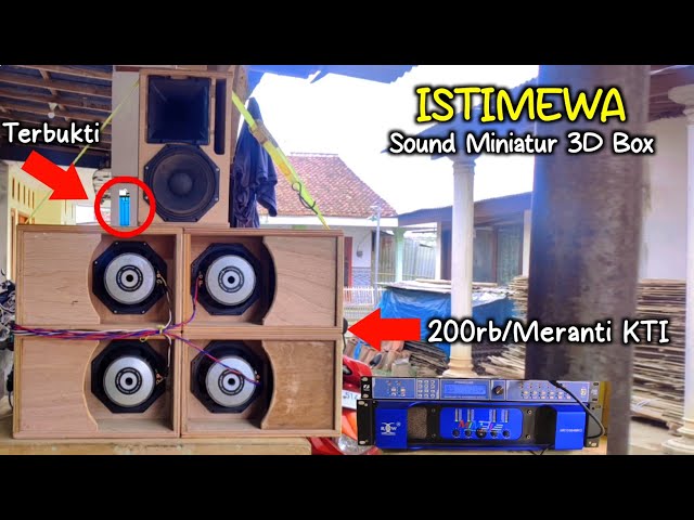 Sound Langka ‼️ Mewah Cukup 200 ribu Cobre Sound Miniatur 3D Box class=