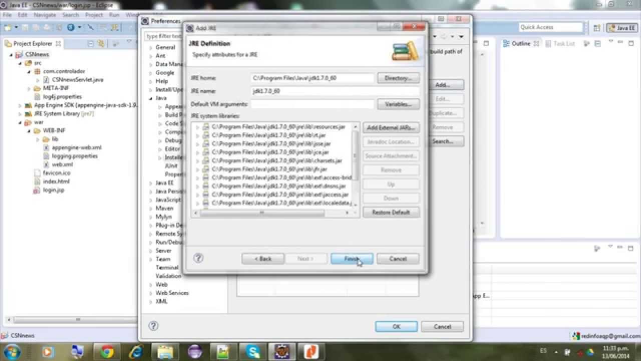 Mi primera aplicación web con app engine y eclipse (java) - YouTube