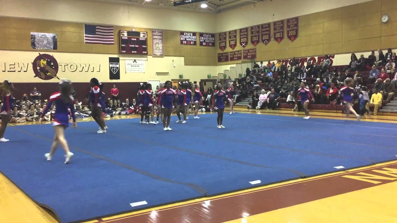 Lansdowne High School Varsity Cheer Winter 2016 YouTube