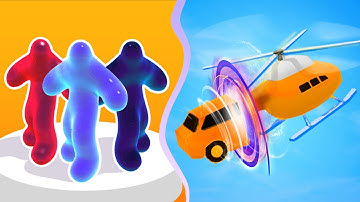 Blob Runner 3D Vs Shape Shifting All Level Walkthrough Gameplay iOS,Android Gaming New Update LO0SPA