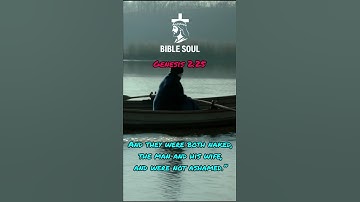 Genesis 2:25✝️ | Bible verse of the day | daily bible verses | Bible Soul #shorts #bible #verse