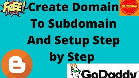 P1: Create Domain To Subdomain And Setup in Blog Step by Step