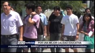 Trujillo Sunedu Presentó Modelo De Licenciamiento De Universidades
