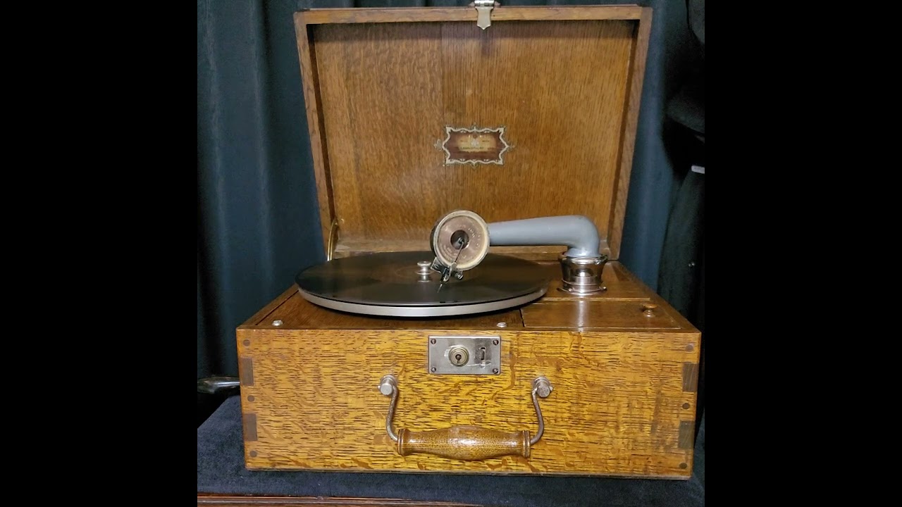 Sankodo phonograph（三光堂）蓄音機 Model No 不明 . 平野 愛子 ♪星