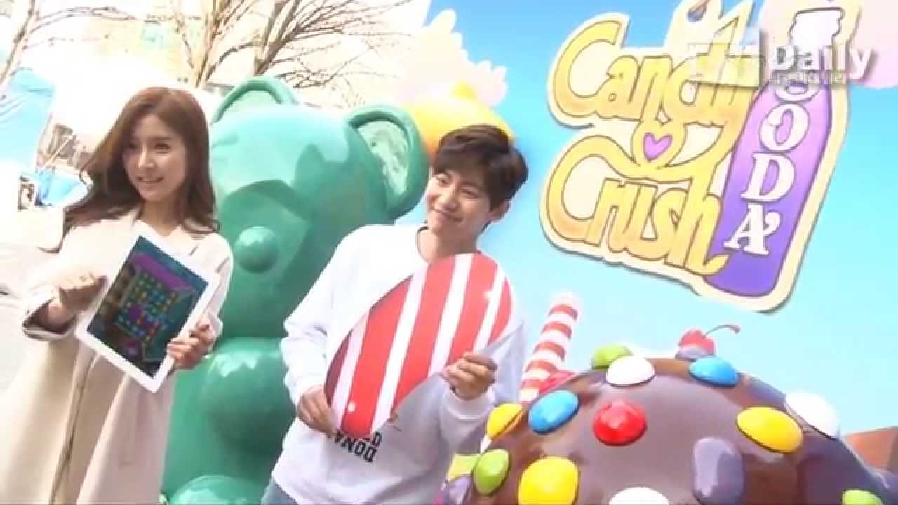 [2015.03.05] Kim So Eun 김소은 Song Jae Rim 송재림 Event Candy Crush Soda Game