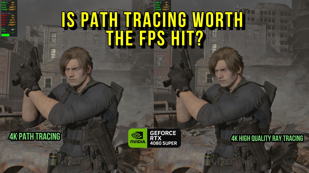 RE9: 4K Path Tracing vs Ray Tracing | Direct Comparison - YouTube