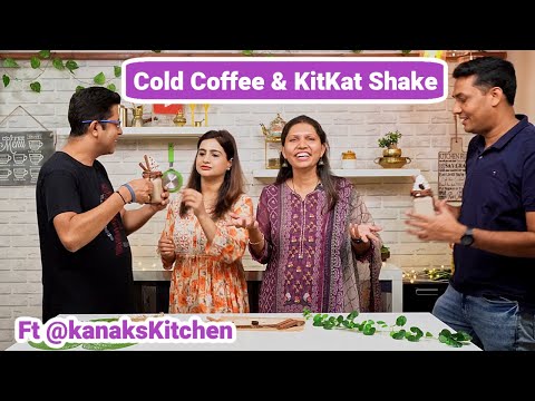 Instant Cold Coffee and Kit-Kat Freakshake | @kanakskitchenhindi  | Summer Recipes | Kabitaskitchen