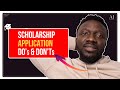 Scholarship Application Mistakes to AVOID!