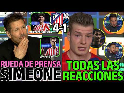 SIMEONE DA MASTERCLASS EN RUEDA DE PRENSA + TODAS LAS REACCIONES DE LA VICTORIA vs BRUJAS