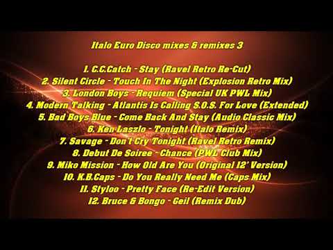 Italo Euro disco mixes & remixes 3