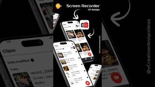 📱 Screen Recorder App UI Design in Figma 🎨 | Modern & Minimal UI/UX Tutorial 🔥💻