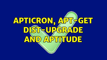 apticron, apt-get dist-upgrade and aptitude