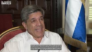 Ministro de Cuba Carlos Fernández de Cossio critica a Estados Unidos por 'interferencia'