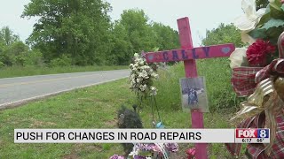 Randolph County family pushes for safer rural roads after mother of two killed in head-on crash