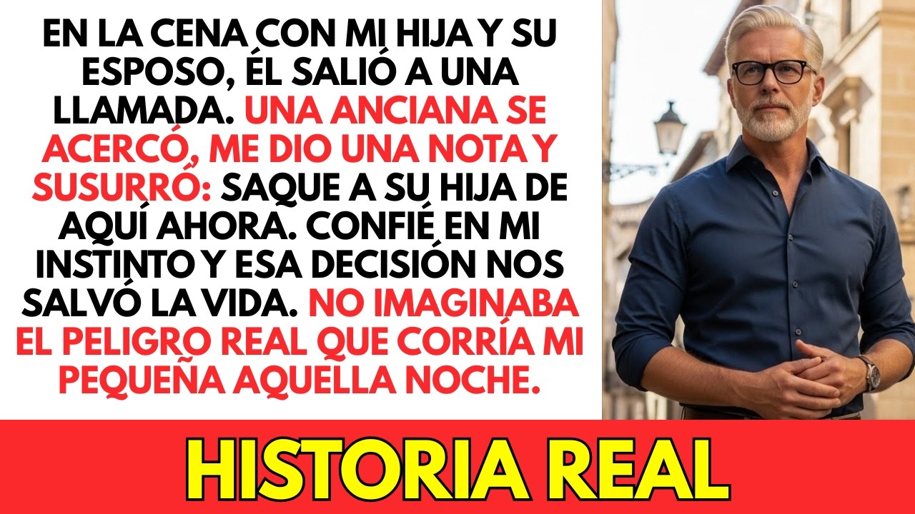 Al Salir El Esposo De Mi Hija, Una Anciana Apareció Con Un Papel Y... Historia Real.