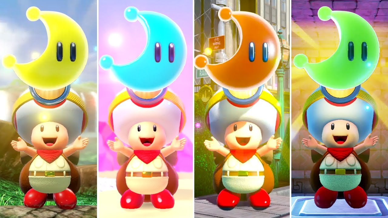 Captain Toad Treasure Tracker All Super Mario Odyssey Levels YouTube