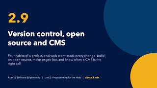 02.09: Version Control, Open Source and CMS Update