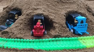 Trucks, Dump Trucks, Forklift, Front Loader, Concrete Mixer, Road Roller, Excavators for Kids by BABI TOYS 11 views 5 years ago 4 minutes, 55 seconds