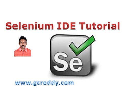 Selenium IDE Tutorial Part-1 - YouTube