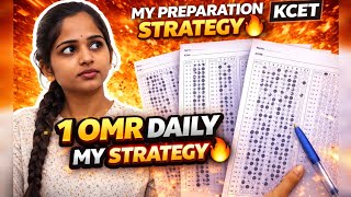 My KCET Strategy 🔥 | 1 OMR Daily Changed Everything