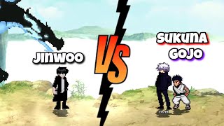Jinwoo Vs Gojo And Sukuna Solo Leveling X Jujutsu Kaisen Fights Mugen