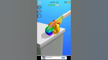 ASMR Slicing Game #shorts 🌈 #asmr