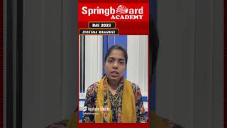 JYOTSNA RANAWAT, RAS 2023 #springboard #springboardacademy #rajveersir