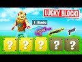 LUCKY BLOCKI DECYDUJĄ O TWOICH BRONIACH W FORTNITE!