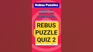 “Only 1% Can Solve These Rebus Puzzles Quiz 2! 🧠🔥 | Guess the Expression Challenge” #quiz   #shorts